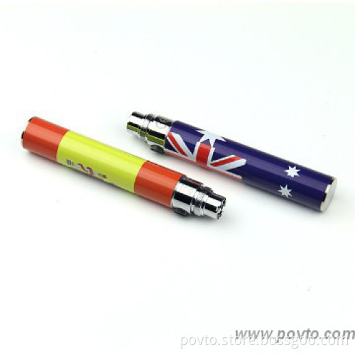new country flag pattern ego battery Ego-N thread flag battery on sale